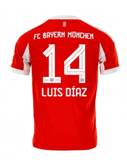 Bayern Munich Luis Diaz #14 Domaci Dres 2025-26 Kratak Rukavima Bayern Munich Luis Diaz #14 Domaci Dres 2025-26 Kratak Rukavima